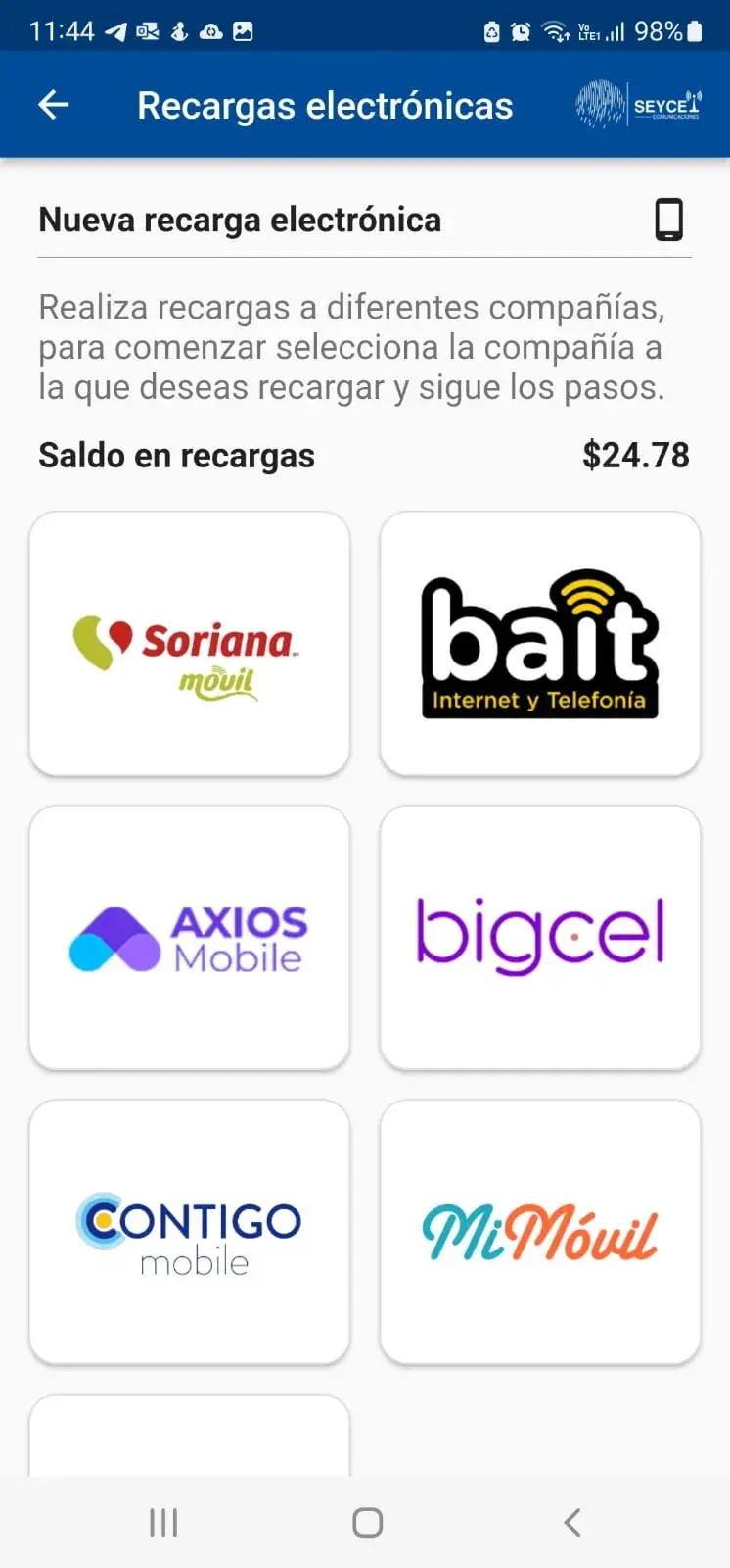 Vende multirecargas de tiempo aire de todas las compañias celulares en México Recargas Telcel, Movistar, Unefon, AT&T, Nextel, Iusacell, Virgin, Cierto, Maz Tiempo, Weex, Flash Mobile, Oui, SIMPATI. Inicia tu negocio desde $50 pesos con la venta de tiempo aire y la mejor comision de recargas electronicas. venta de recargas electronicas y pago de servicios Recargas Telcel, Recargas Unefon, Recargas Movistar, Recargas AT&T, Recargas Planes Telcel, Recargas Datos Telcel, Recargas Flash, Recargas Oui, Recargas MazTiempo, Recargas Weex, Recargas Virgin, Recargas SIMPATI